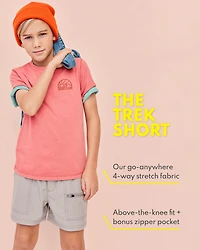 Kid Everyday Trek Shorts - Rust