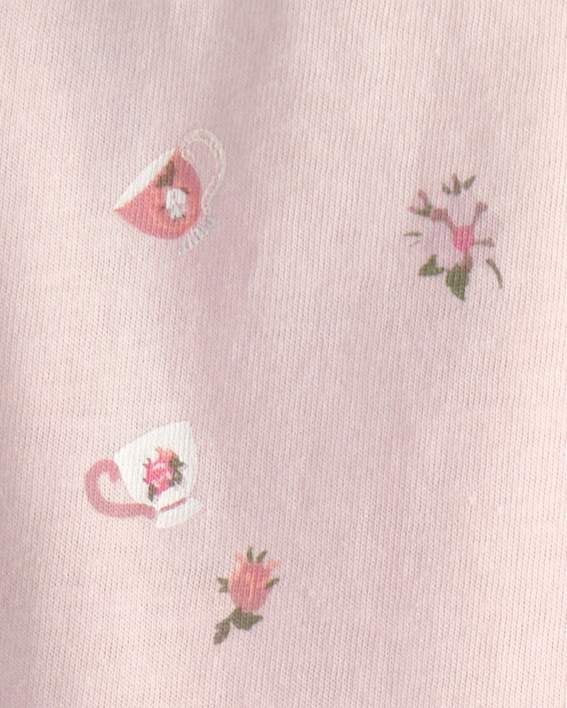 Baby Girl Floral Top - Pink