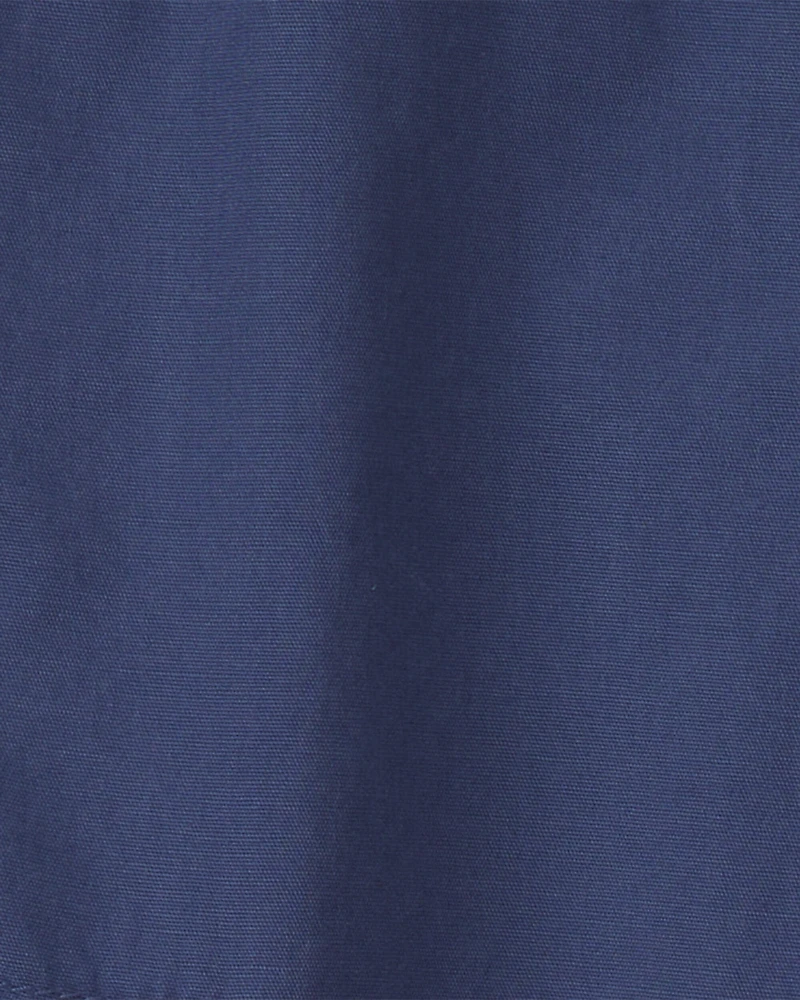 Boys Baggy Cargo Pants - Navy Blue
