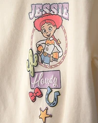 Toddler Girl 2-Piece Pixar© Toy Story French Terry Short-Sleeve Top & Short Set - Purple/Cream