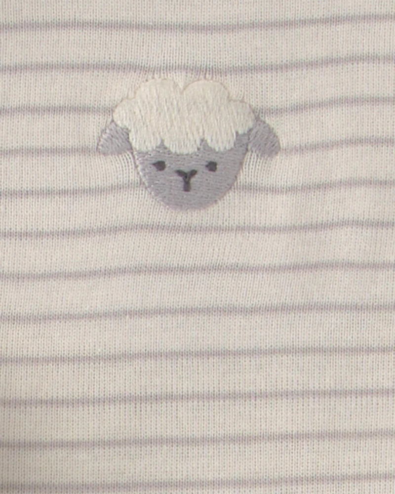 Baby 3-Piece Sheep Terry Layering Set - Ivory