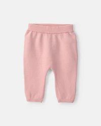 Baby Girl 2-Piece 'Hello Baby' Long-Sleeve Top & Pant Set - Pink
