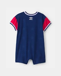 Baby Umbro USA Soccer Romper - Navy Blue