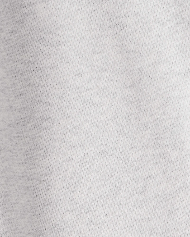 Girls 2-Piece NYC Graphic Sweatshirt & Drawstring Pants Set - Grey