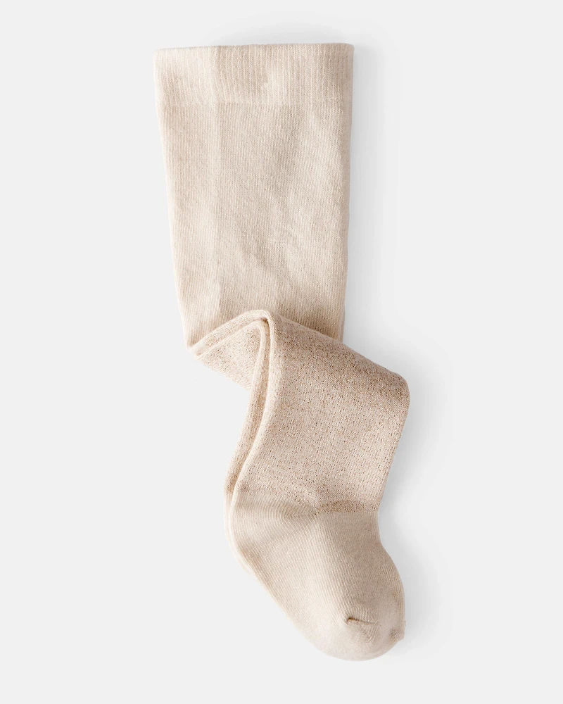 Baby Girl Tights - Beige