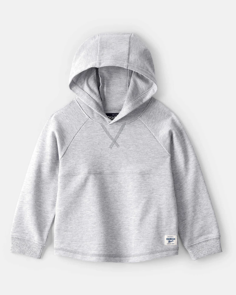Toddler Boy Long-Sleeve Hoodie - Grey