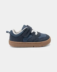 Baby Boy Every Step® First Walker Casual Shoes - Blue/Brown