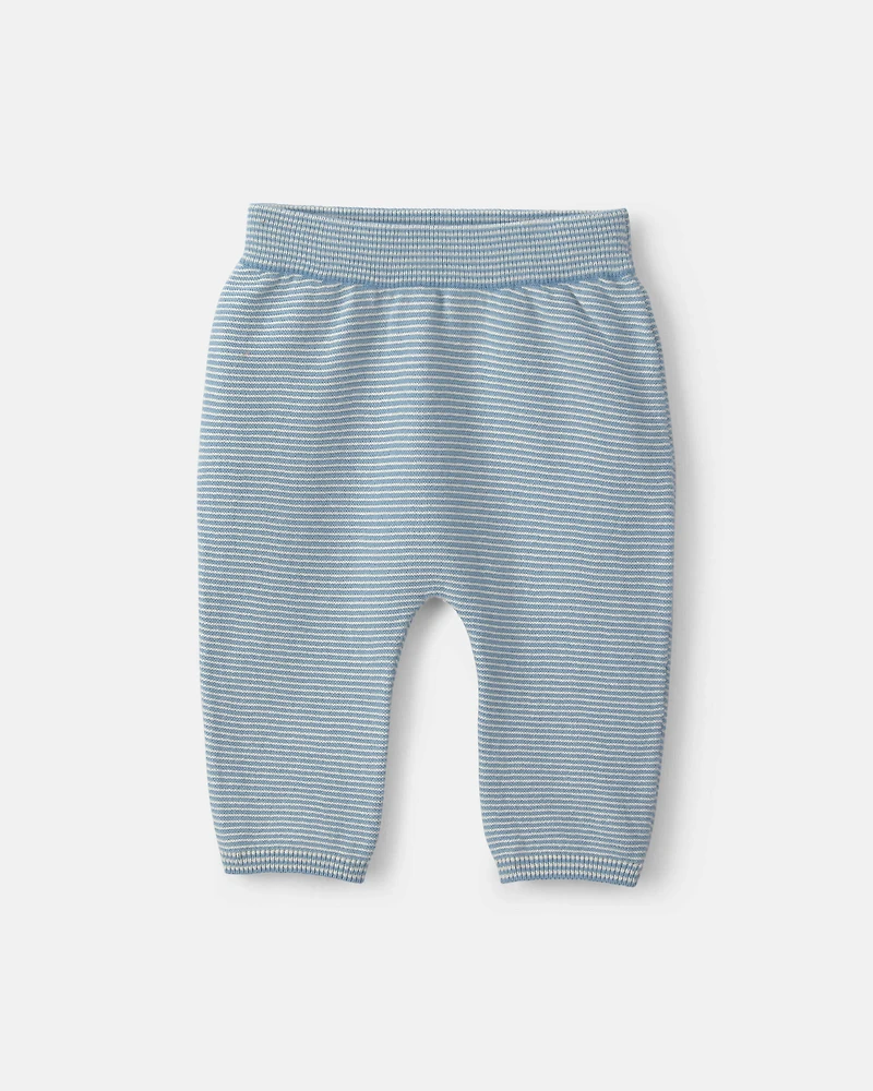 Baby Boy 2-Piece 'Hello Baby' Long-Sleeve Top & Pant Set - Blue