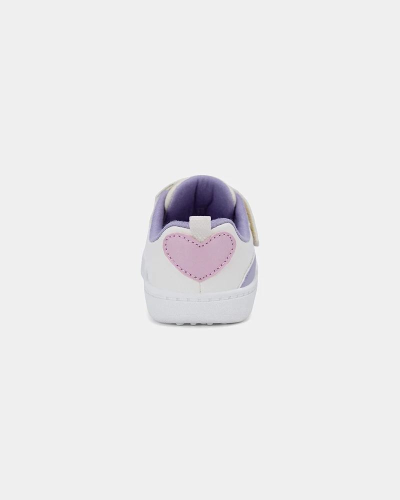 Baby Girl Every Step® First Walker Color Block Sneakers - Pink/Purple/White