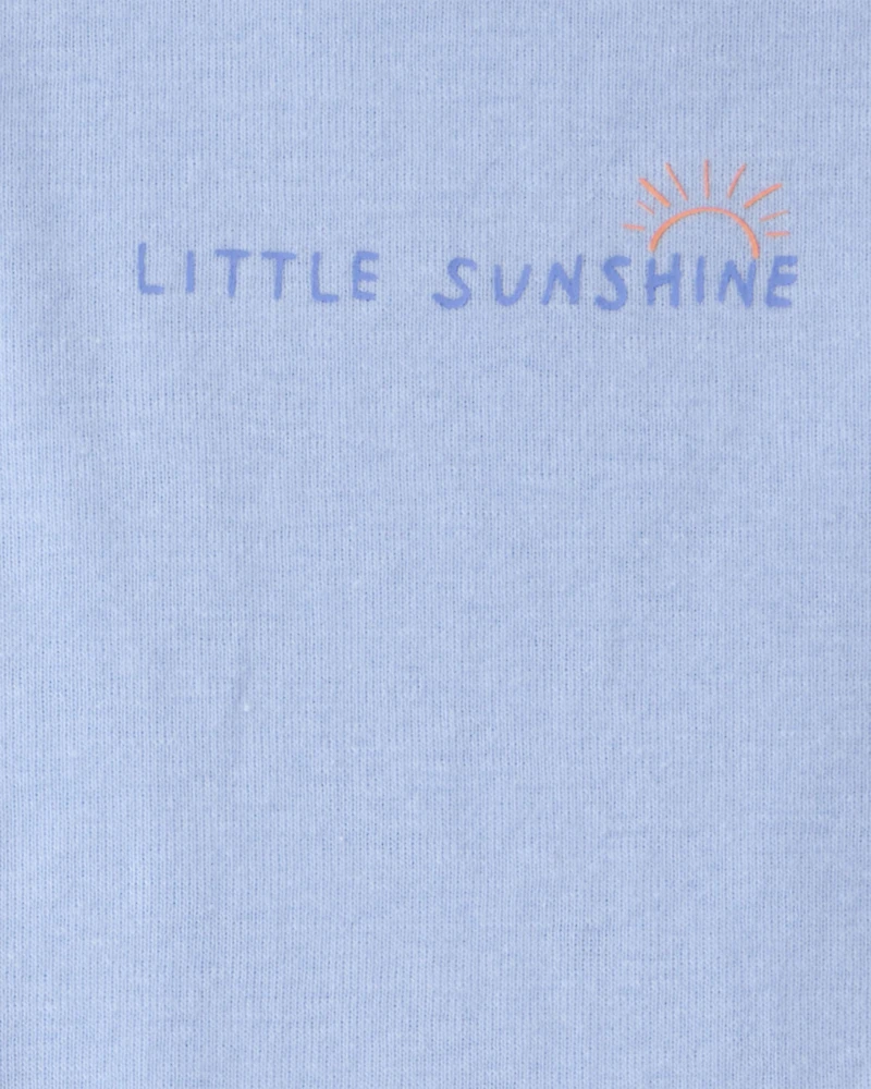 Baby 3-Pack Sunshine Sleeveless Multipack Bodysuits - Orange/Blue/Ivory