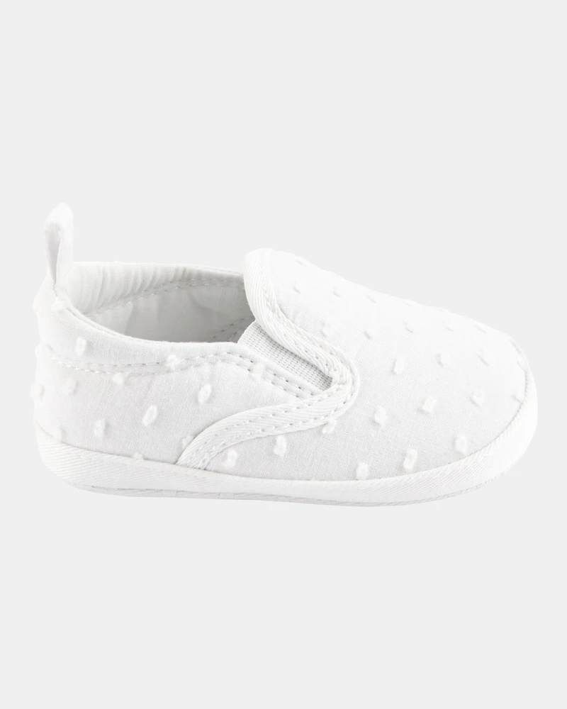 Baby Girl Slip-On Sneaker - White