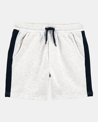 Kid Pull-On French Terry Shorts - Grey