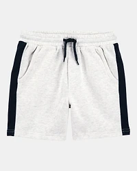 Kid Pull-On French Terry Shorts - Grey