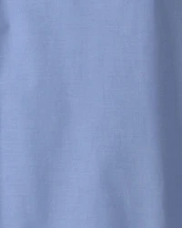 Boys Uniform Poplin Button-Down Shirt - Blue