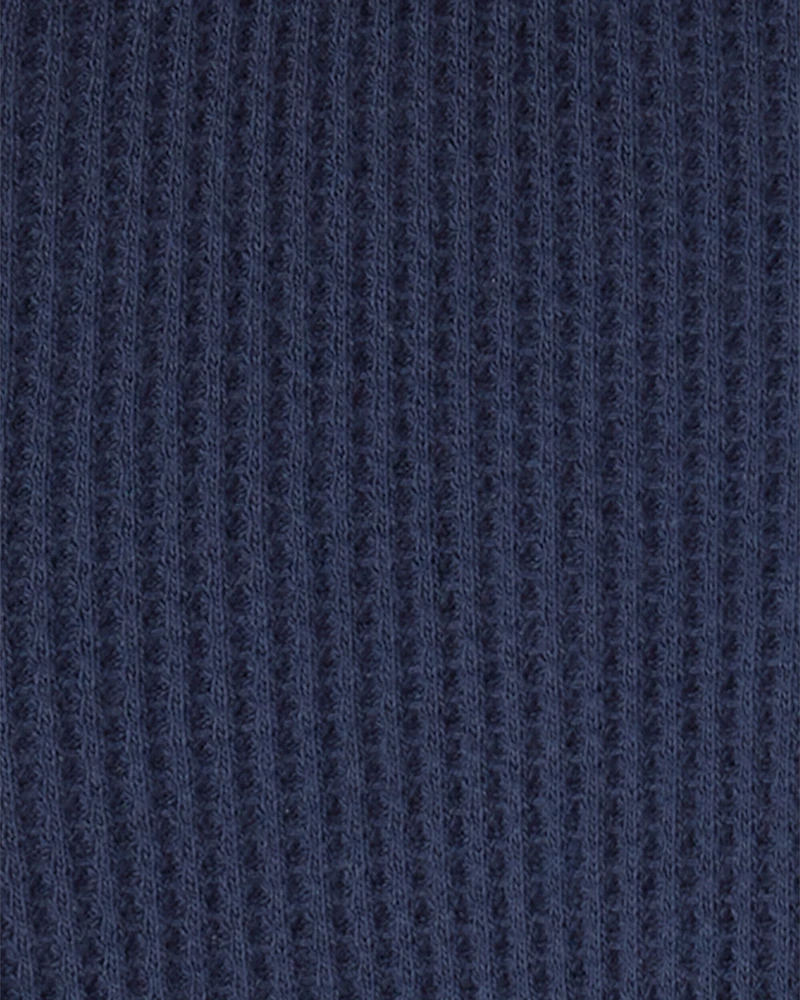 Baby Recycled Sherpa Waffle Knit Hooded Jacket