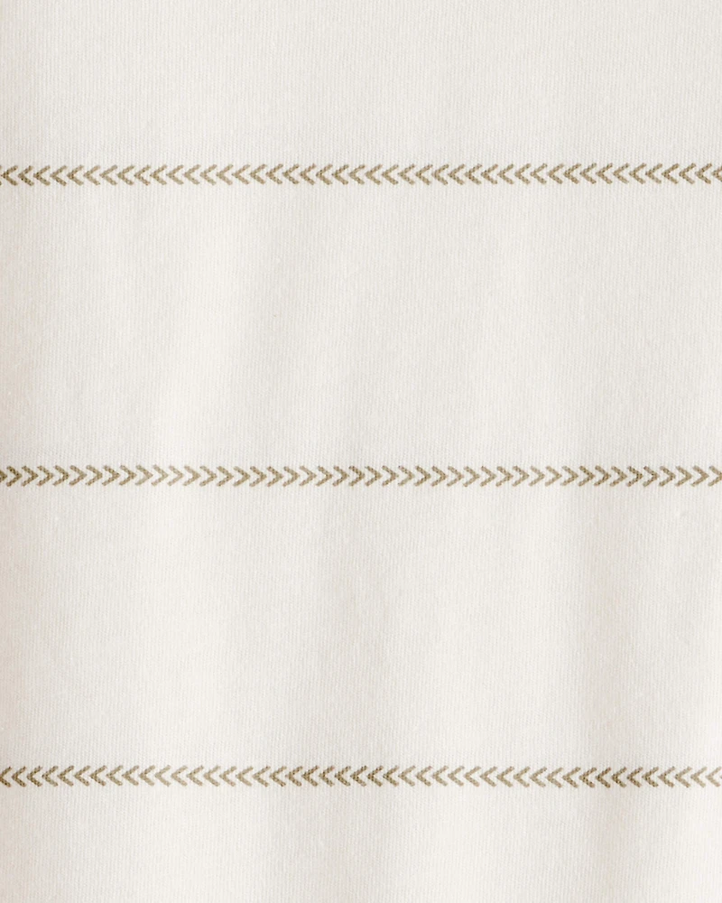 Boys Striped Long-Sleeve Tee - Ivory