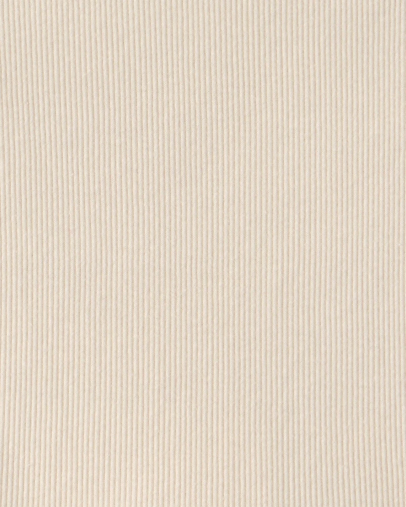 Girls Rib Tank Top - Cream