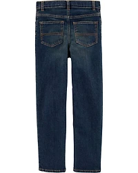 Kid Slim Straight Leg Heritage Wash Jeans