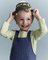 Toddler Boy Après Pom Pom Beanie - Olive