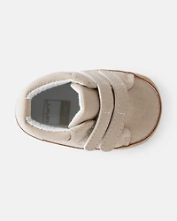 Baby Boy High-Top Casual Sneakers - Beige