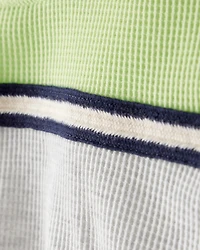 Boys Stripe Thermal Long-Sleeve T-Shirt - Grey