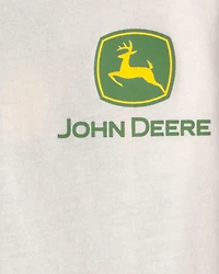 Toddler Boy John Deere Graphic Tee - Cream