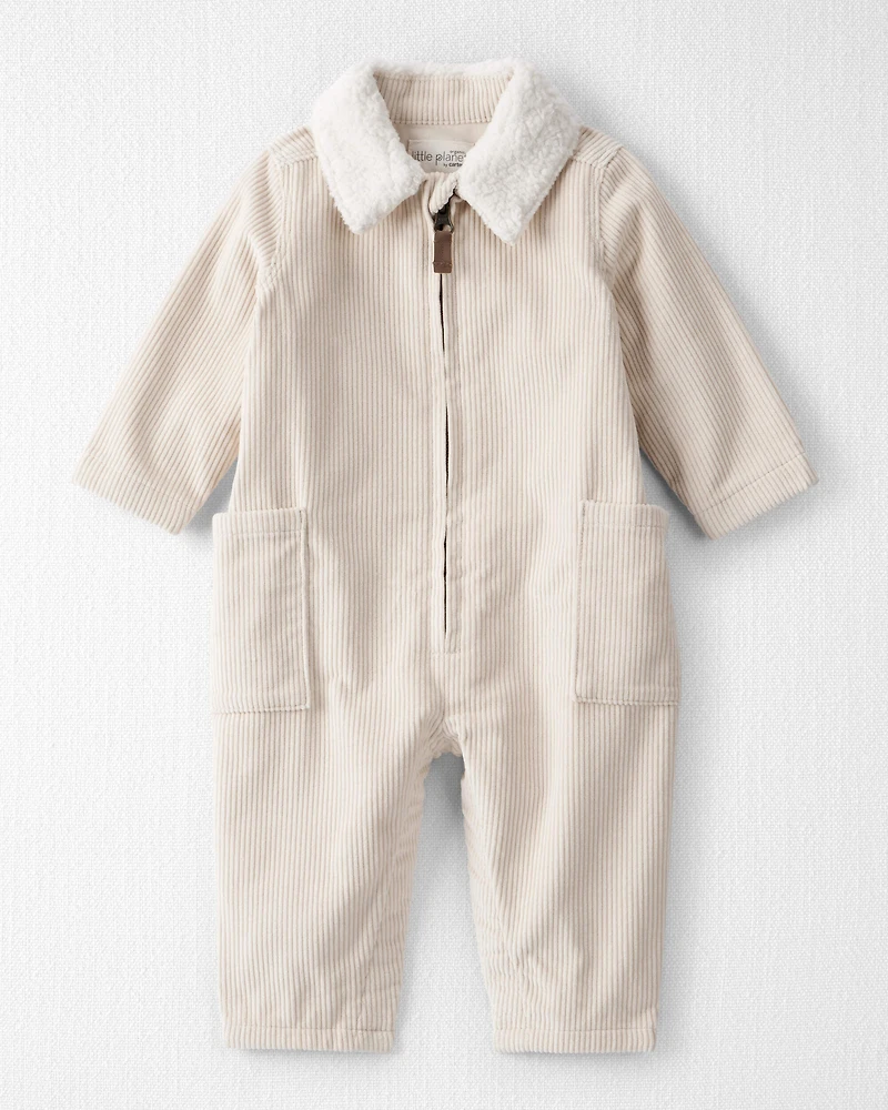 Baby Organic Cotton Corduroy Romper