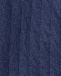 Baby Boy 3-Piece Bicycle Quilted Jacket Outfit Set - Navy