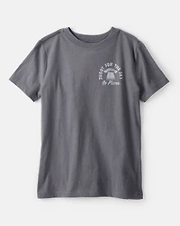 Boys Shoot For The Sky Short-Sleeve Graphic Tee - Grey