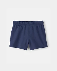 Baby Boy French Terry Shorts - Blue