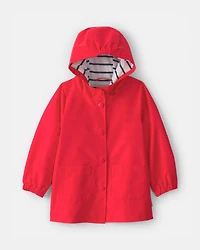 Toddler Boy Raincoat - Red