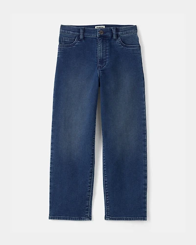 Boys Denim Straight Jeans - Dark Wash