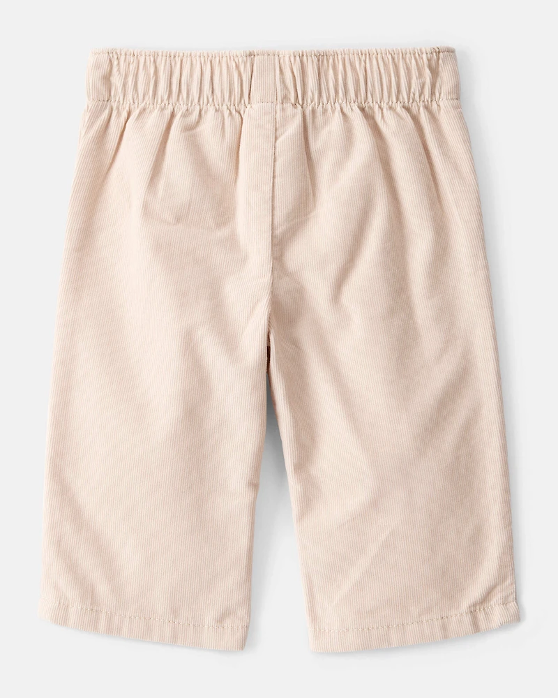 Baby Girl Corduroy Pants - Brown