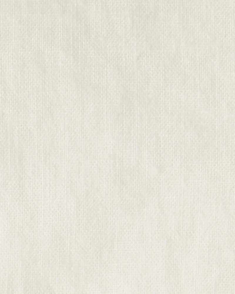 Toddler Boy Linen Button-Front Shirt