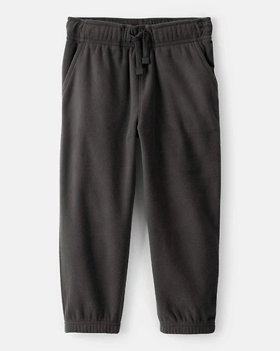 Toddler Boy Fleece Joggers - Black