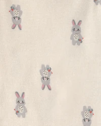 Baby Girl 5-Pack Bunny Multipack Bodysuits - Pink/Ivory