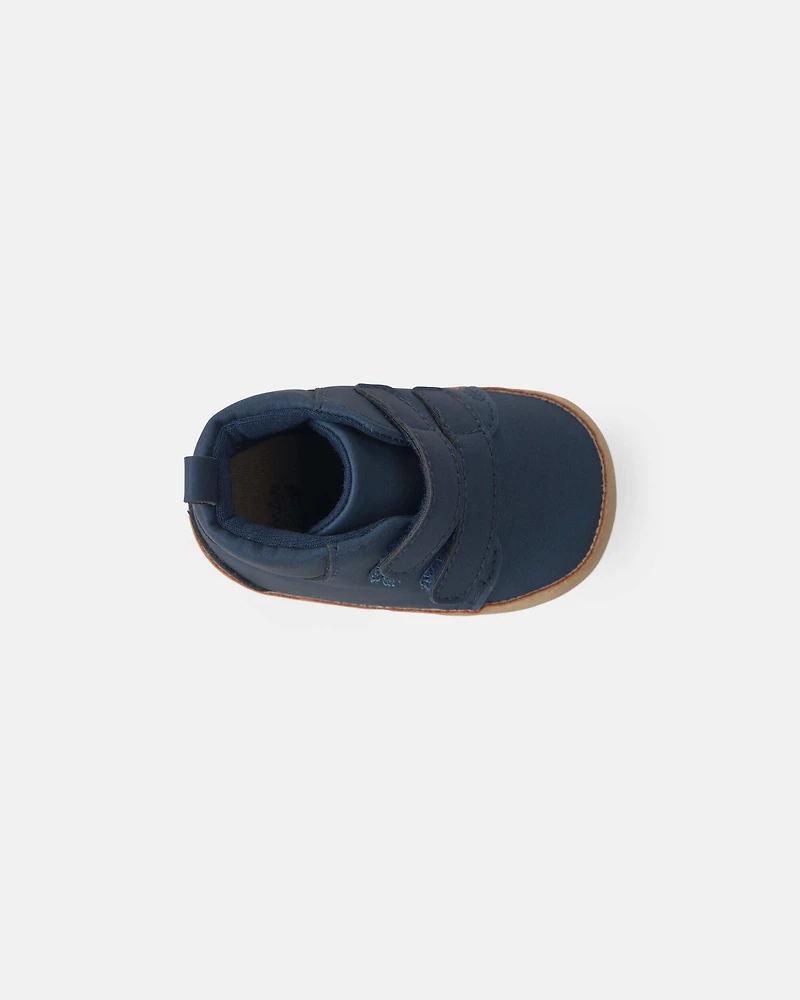 Baby Boy High Top Sneakers - Navy