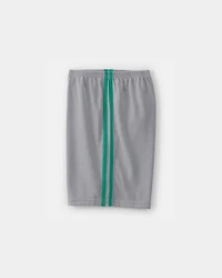 Boys 2-Piece Golf Short-Sleeve Loose Fit 2-Piece Pajama Set - Green/Grey