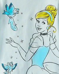 Girls 3-Pack Disney© Princess Long-Sleeve Graphic Tees