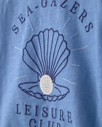 Girls Seashell Top - Blue