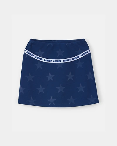 Girls Umbro USA Active Skort - Navy Blue