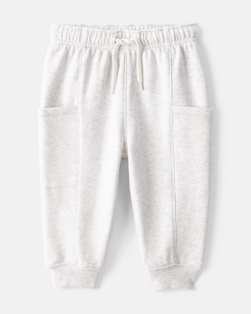 Baby Boy DayDream Fleece Juice Box Crew Long-Sleeve Tee & Pant Set - Green