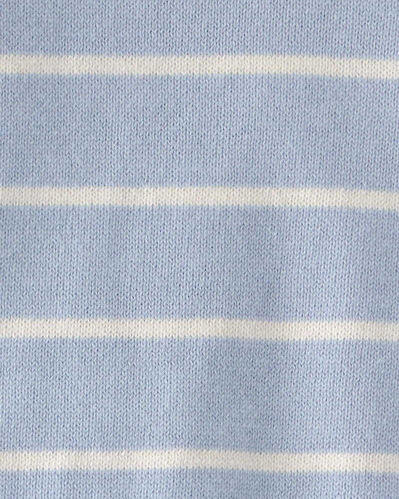 Baby Boy 2-Piece Organic Cotton Top & Short Set in Stripes