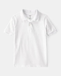 Boys Pique Cotton Uniform Polo
