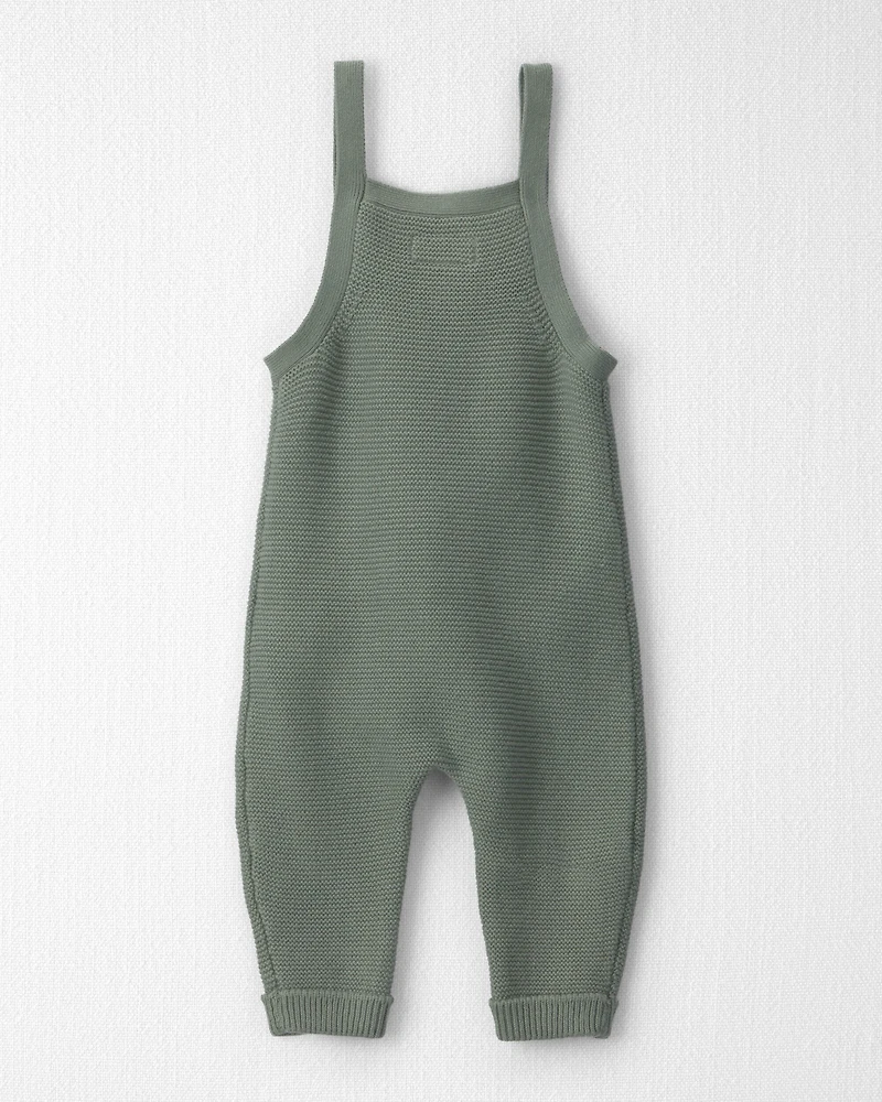 Baby Organic Cotton Sweater Knit Overalls