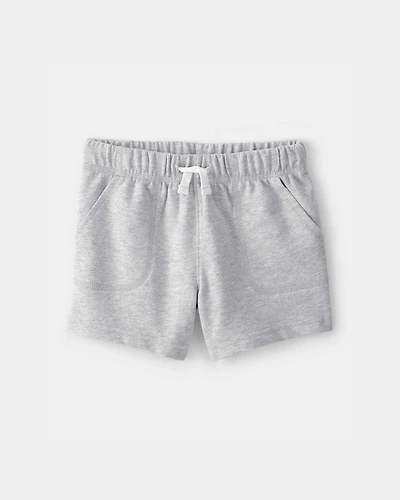 Toddler Boy French Terry Shorts - Grey