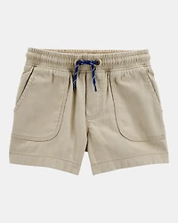 Toddler Pull-On Twill Shorts