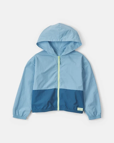 Girls Colorblock Zip-Up Jacket