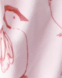 Toddler Girl Penguin Cozy Jogger Pant - Pink