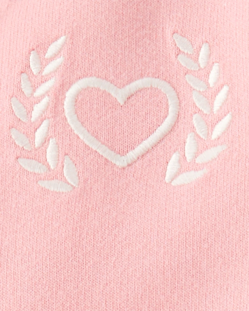 Baby Girl 3-Piece Varsity Freshman Little Jacket Set - Pink/White